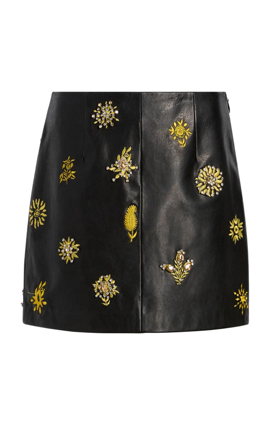 Leila Leather Doris Skirt