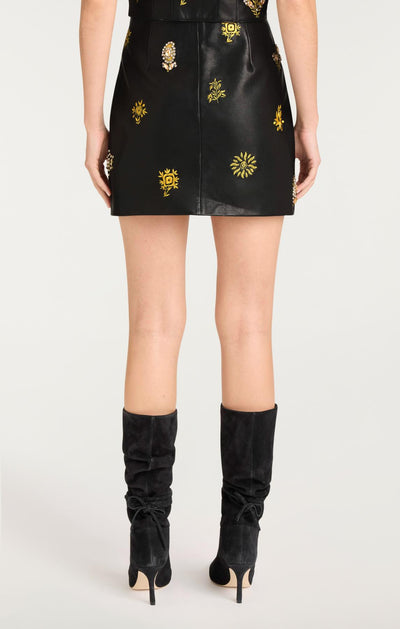 Leila Leather Doris Skirt