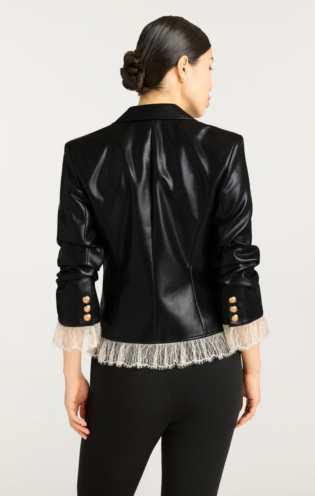 helen様のご注文ベジです。 Vegan Leather Le Petit Roxie Blazer – Cinq à Sept