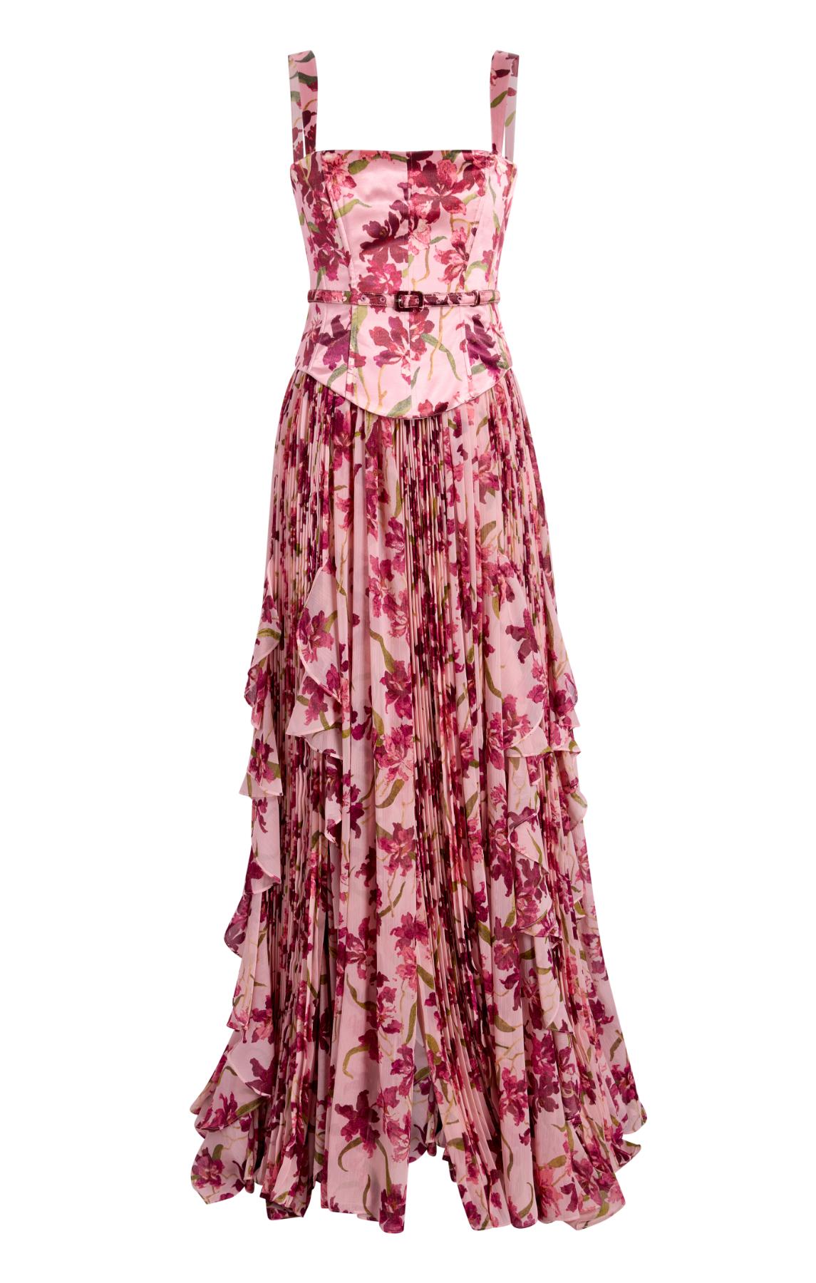 Trailing Hibiscus Leema Gown