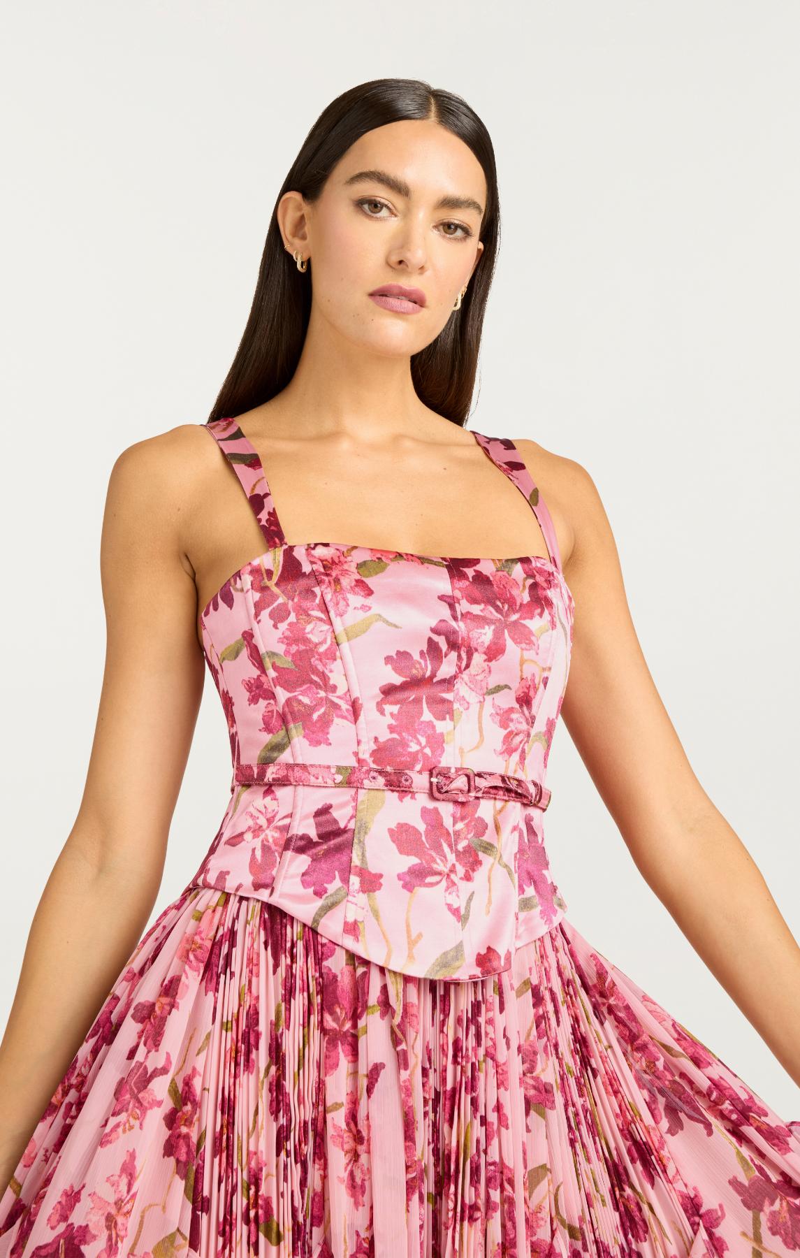 Trailing Hibiscus Leema Gown