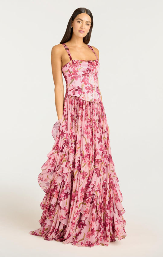 Trailing Hibiscus Leema Gown