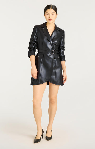 Vegan Leather Jenessa Dress