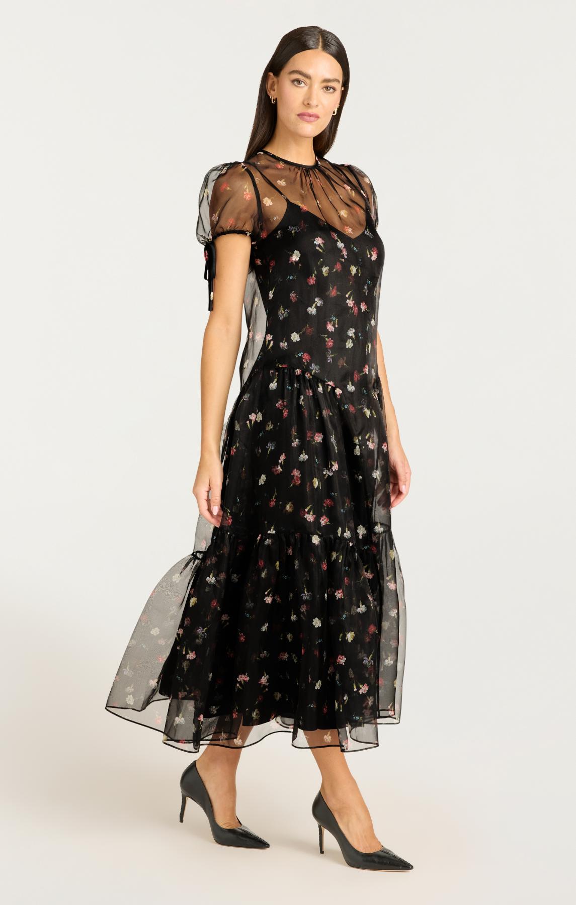 Tumbling Carnation Kaida Dress
