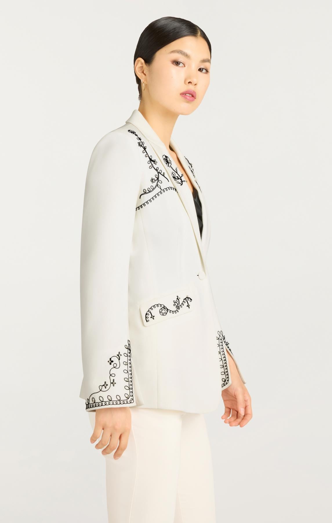 Soutache Embellished Cheyenne Blazer – Cinq à Sept