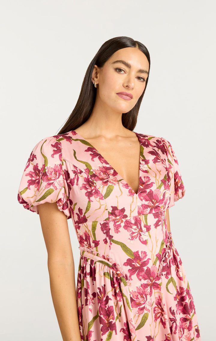 Trailing Hibiscus Katlin Dress Cinq Sept Trailing Hibiscus Katlin Dress Cinq Sept
