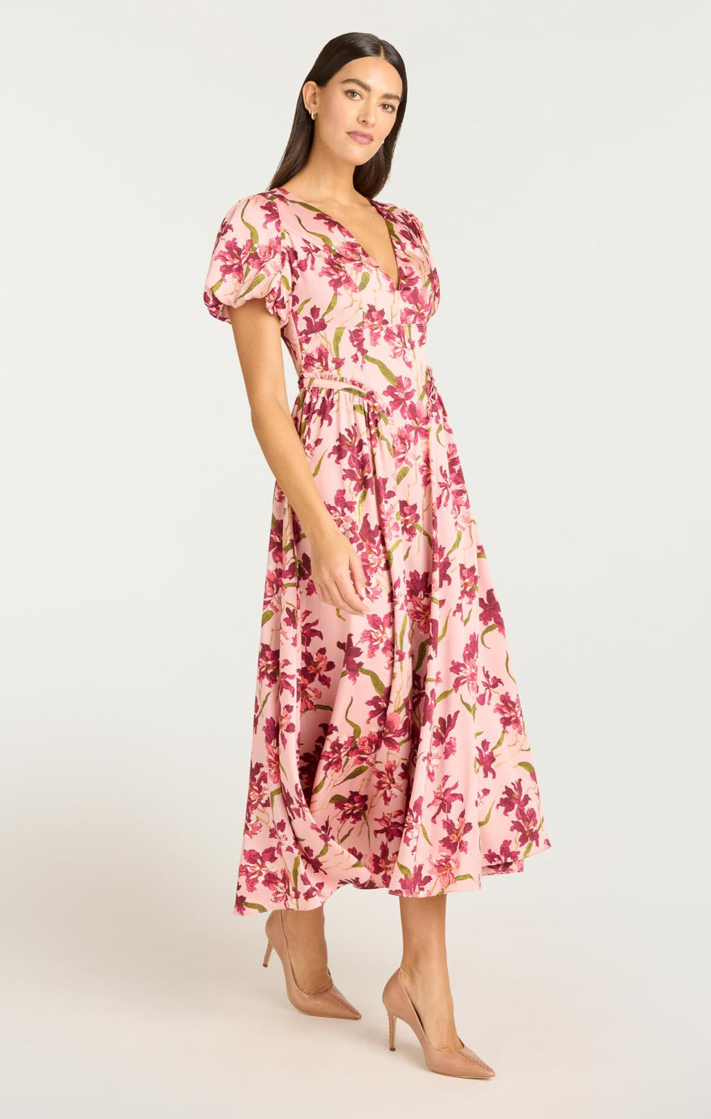 Trailing Hibiscus Katlin Dress