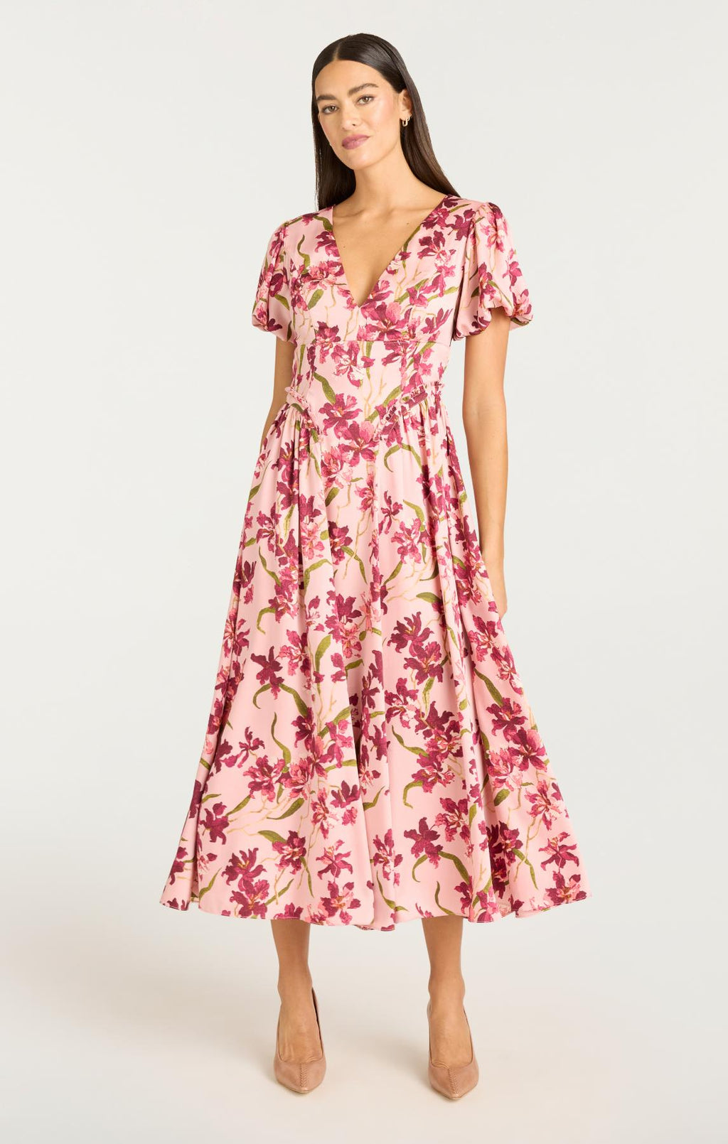 Trailing Hibiscus Katlin Dress