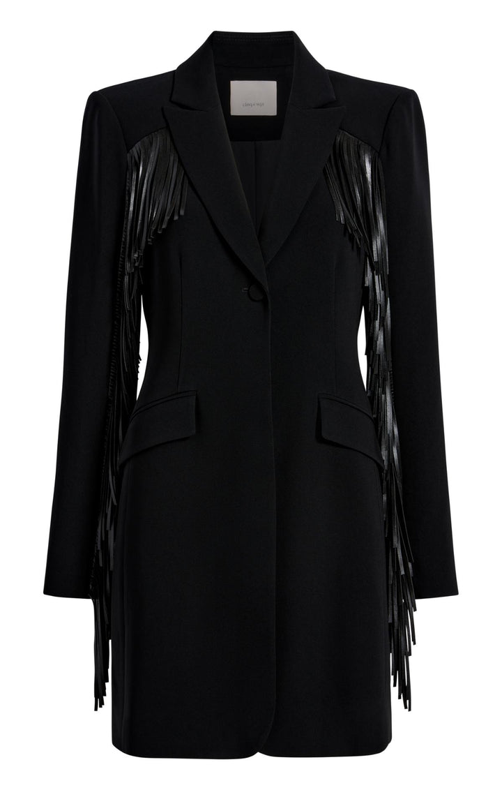 archivio レディース フーディ 黒　36 Stretch mesh dress with openings Black / Gray for Women | Maje