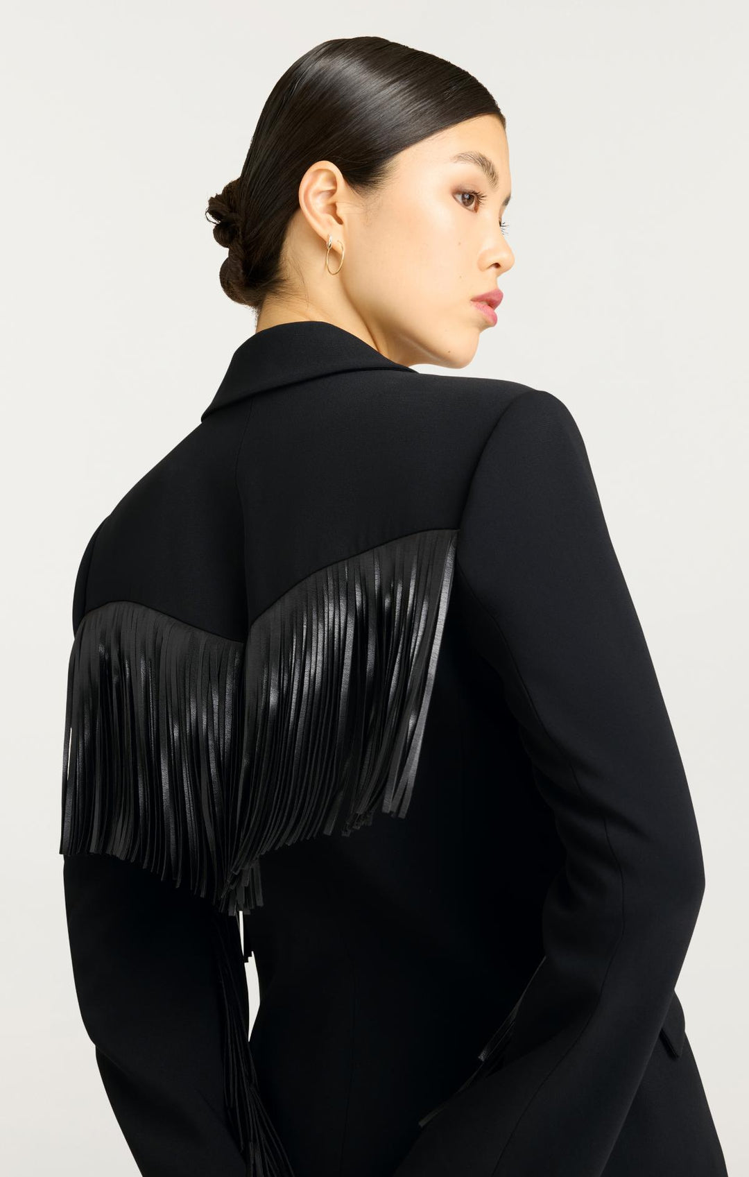 archivio レディース フーディ 黒　36 Fringe Joelette Dress – Cinq à Sept