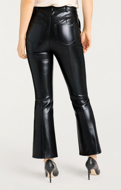 Vegan Leather Cropped Suzette Pant