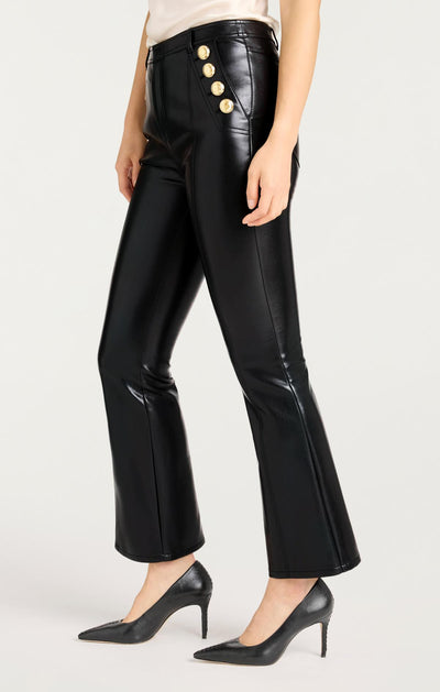 Vegan Leather Cropped Suzette Pant