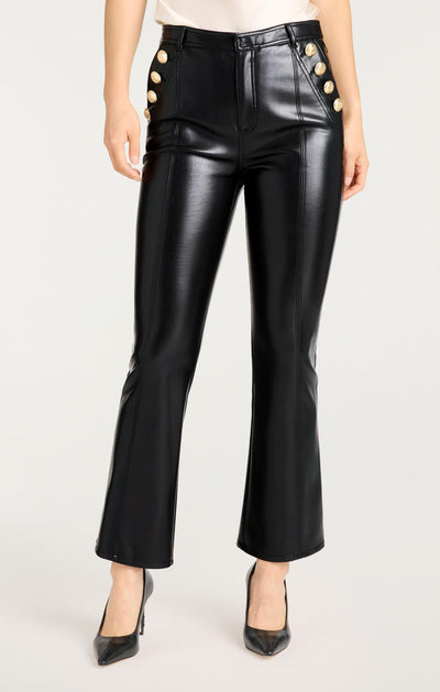 Vegan Leather Cropped Suzette Pant