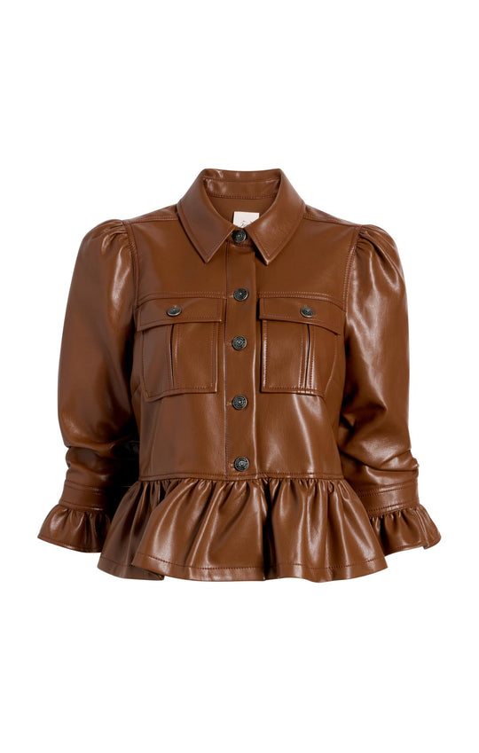 Lite Vegan Leather Delanie Jacket