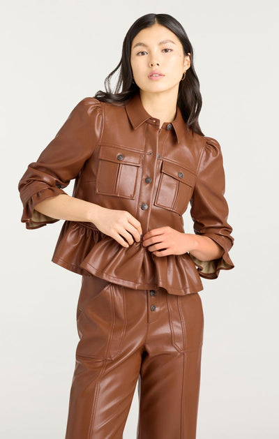 Lite Vegan Leather Delanie Jacket
