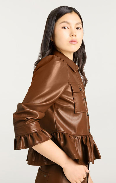 Lite Vegan Leather Delanie Jacket