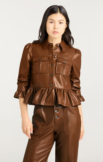 Lite Vegan Leather Delanie Jacket