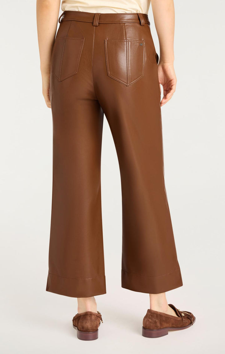 【KIXI】★(UNISEX) Back Leather Wide Denim Pants Vegan Leather Benji Pant – Cinq à Sept