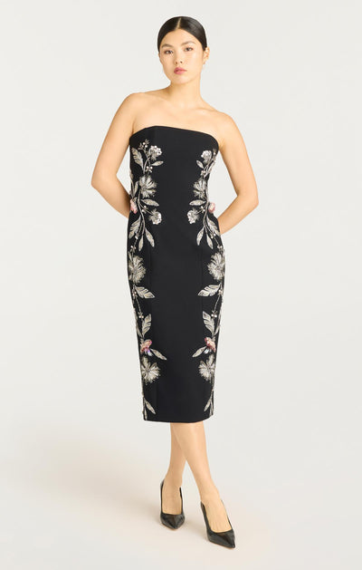 Floral Mixed Media Niles Dress