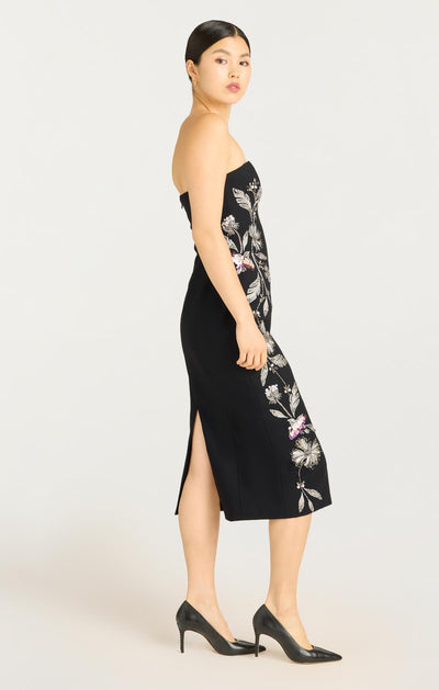 Floral Mixed Media Niles Dress