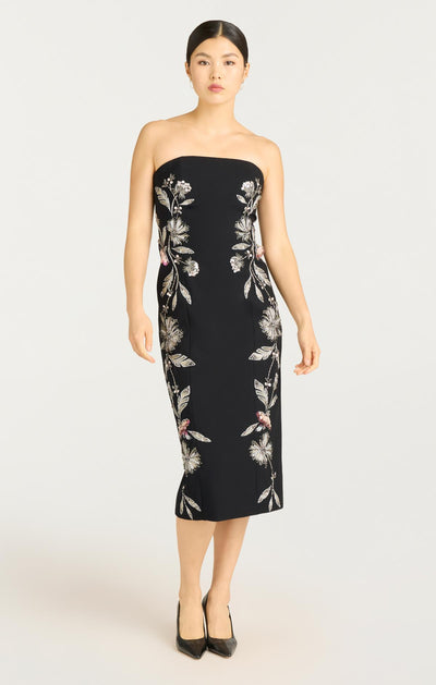 Floral Mixed Media Niles Dress