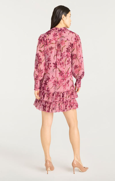 Trailing Hibiscus Lupetto Dress