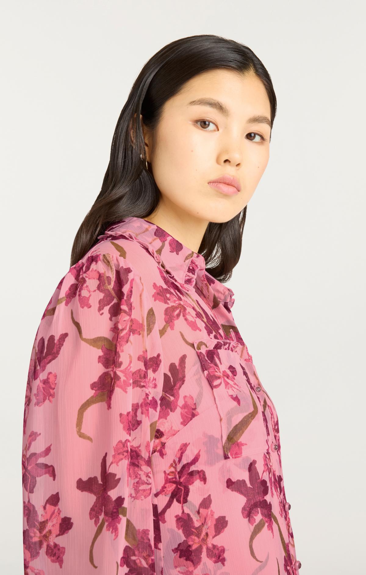 Trailing Hibiscus Lupetto Dress