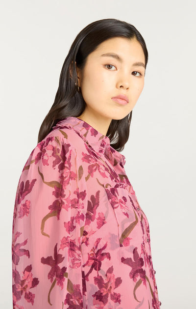 Trailing Hibiscus Lupetto Dress