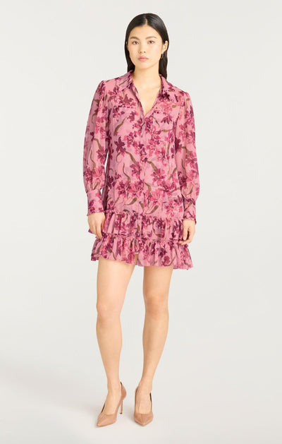 Trailing Hibiscus Lupetto Dress