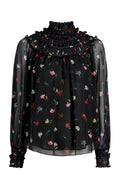 Tumbling Carnations Leopold Top
