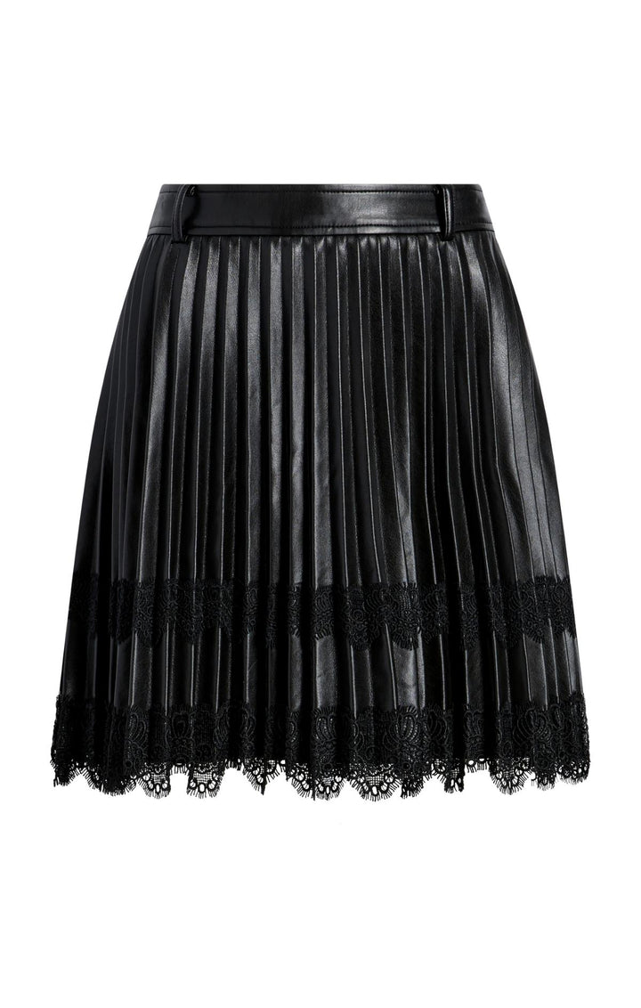 【新品未使用】UND RENEE VELOUR CUTWORK SKIRT(黒) Femme Fatale Black Faux Fur Mini Skirt – BRIELLE