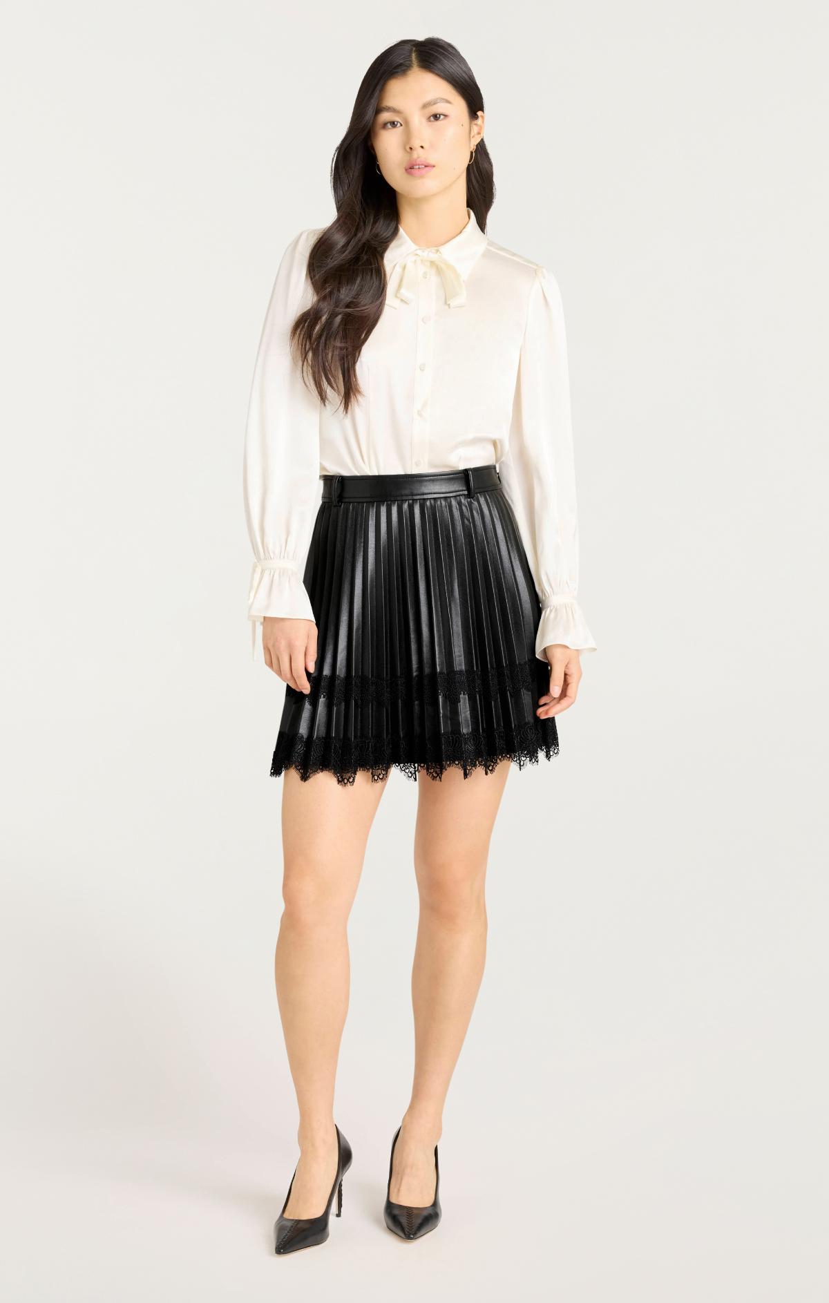 Vegan Leather Laney Skirt