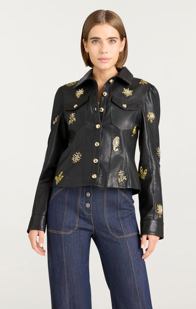 Leila Leather Sarita Jacket