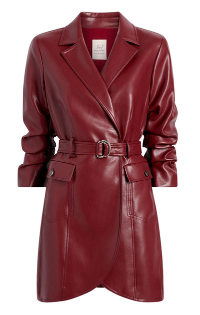Vegan Leather Jenessa Dress