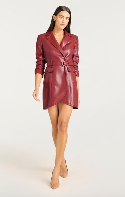 Vegan Leather Jenessa Dress
