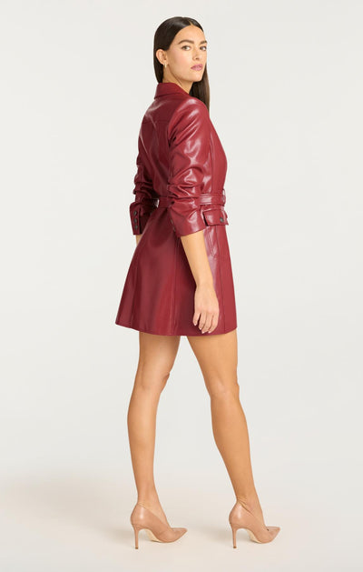 Vegan Leather Jenessa Dress