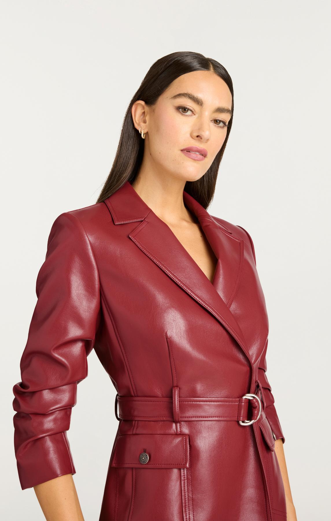 Vegan Leather Jenessa Dress