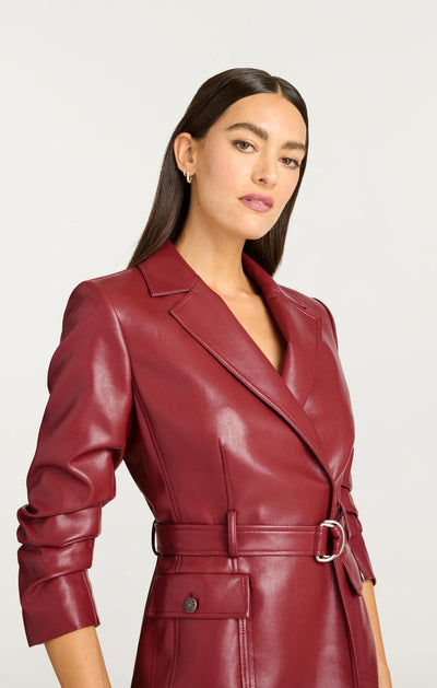 Vegan Leather Jenessa Dress