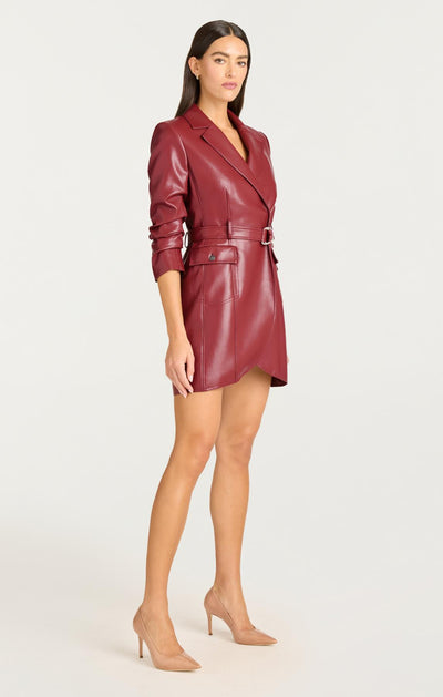 Vegan Leather Jenessa Dress