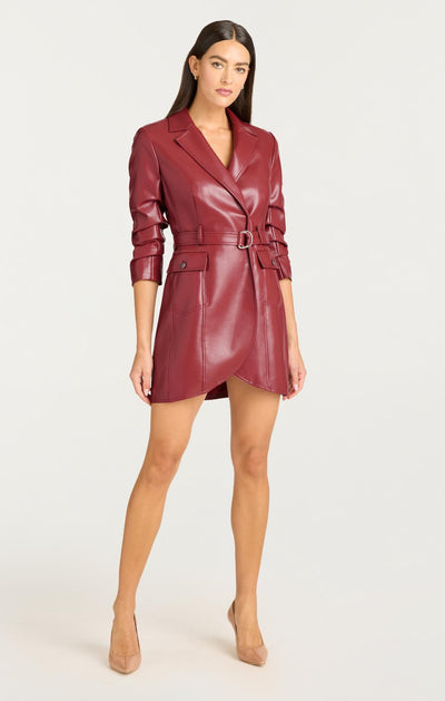 Vegan Leather Jenessa Dress