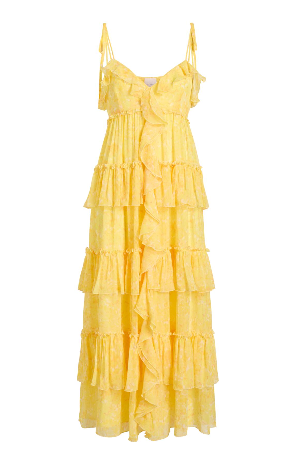 Painted Hydrangea Fadrid Dress