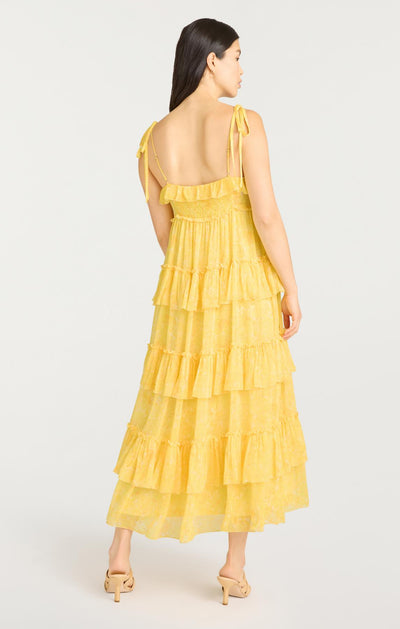 Painted Hydrangea Fadrid Dress