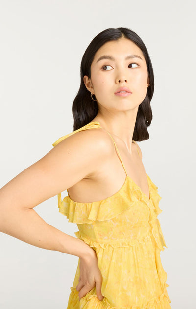 Painted Hydrangea Fadrid Dress