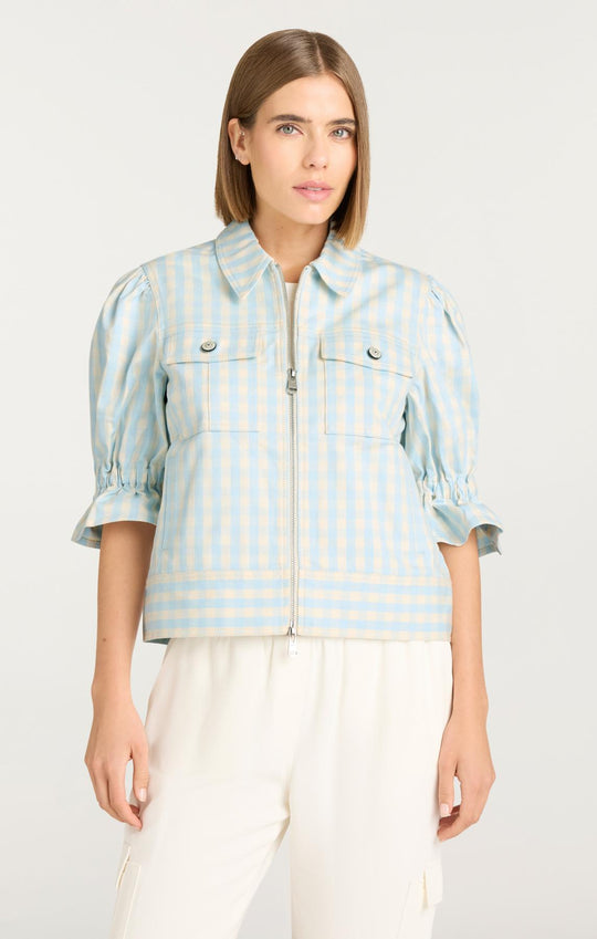 Gingham Denim Holly Jacket