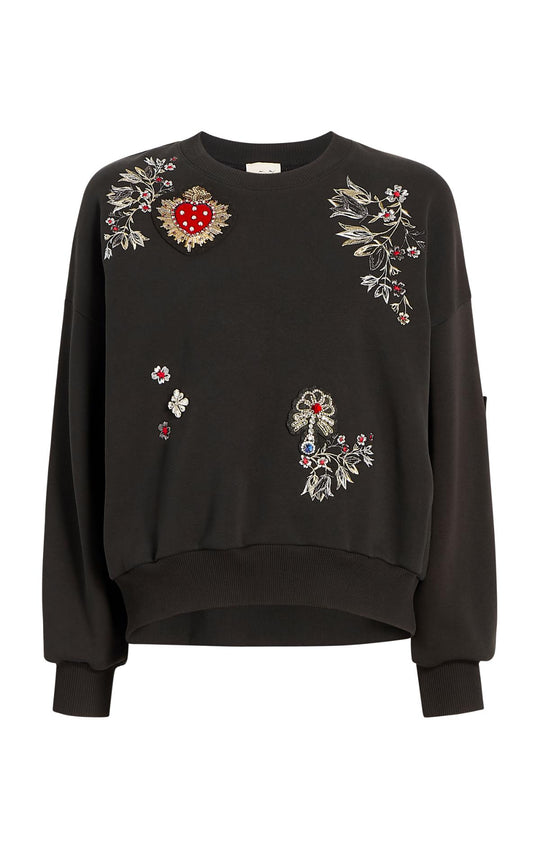 Heritage Patch Brandy Pullover