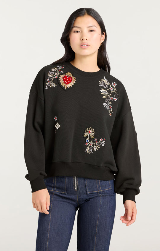 Heritage Patch Brandy Pullover