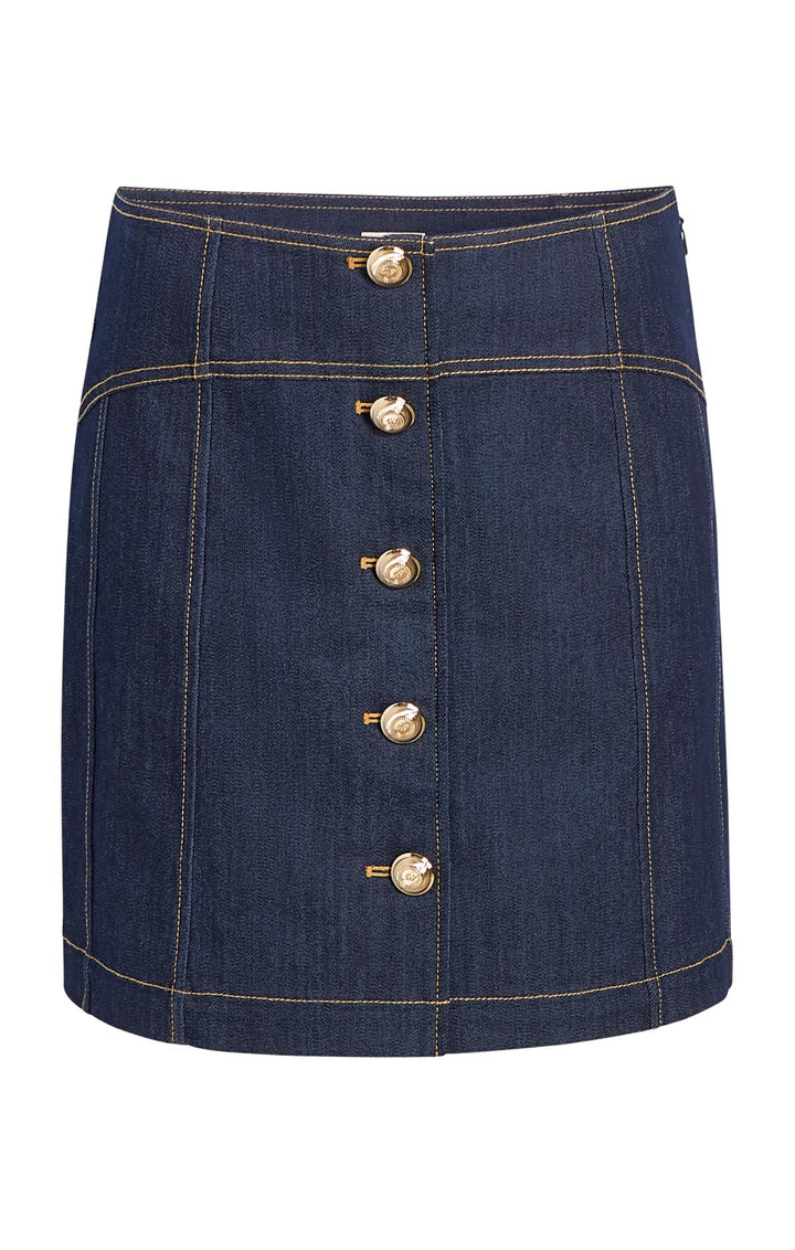 Denim Claudia Skirt – Cinq à Sept