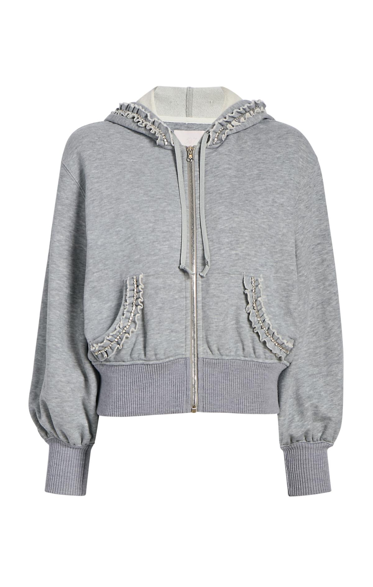 Heather Maddie Zip Up Sweatshirt
