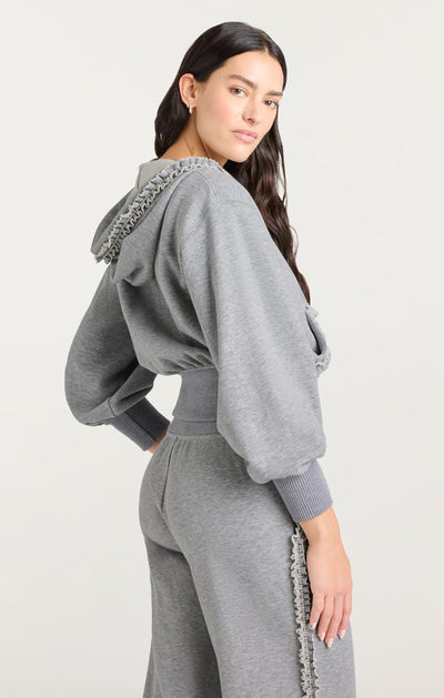 Heather Maddie Zip Up Sweatshirt