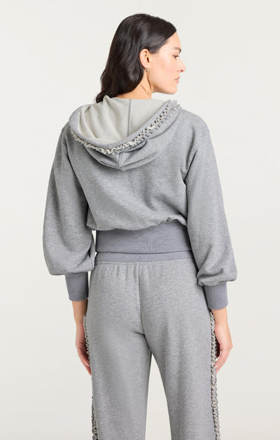 Heather Maddie Zip Up Sweatshirt